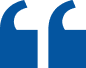 Blue quotation marks on black background.